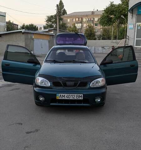 Зеленый Дэу Ланос, объемом двигателя 1.5 л и пробегом 360 тыс. км за 1600 $, фото 7 на Automoto.ua