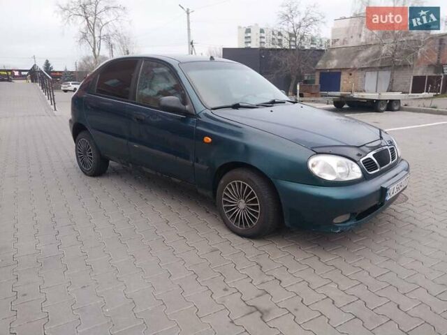 Зеленый Дэу Ланос, объемом двигателя 1.5 л и пробегом 300 тыс. км за 2150 $, фото 3 на Automoto.ua