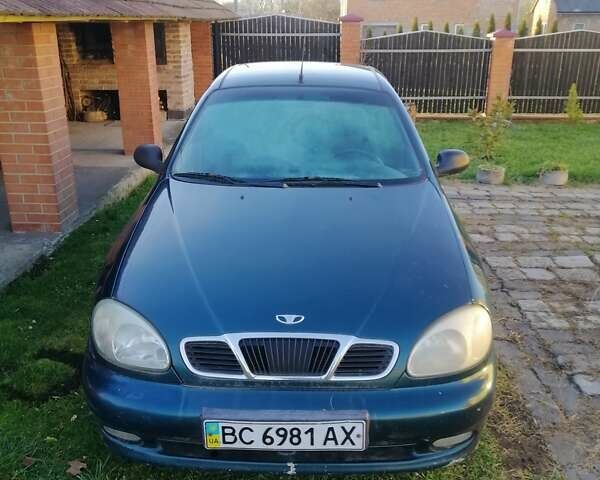 Зеленый Дэу Ланос, объемом двигателя 1.5 л и пробегом 228 тыс. км за 2500 $, фото 2 на Automoto.ua