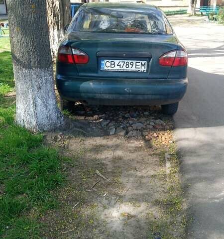 Зеленый Дэу Ланос, объемом двигателя 1.5 л и пробегом 342 тыс. км за 950 $, фото 2 на Automoto.ua