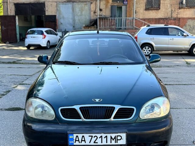 Зеленый Дэу Ланос, объемом двигателя 1.5 л и пробегом 200 тыс. км за 1450 $, фото 2 на Automoto.ua