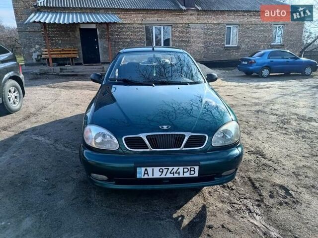 Зеленый Дэу Ланос, объемом двигателя 1.4 л и пробегом 161 тыс. км за 1800 $, фото 3 на Automoto.ua