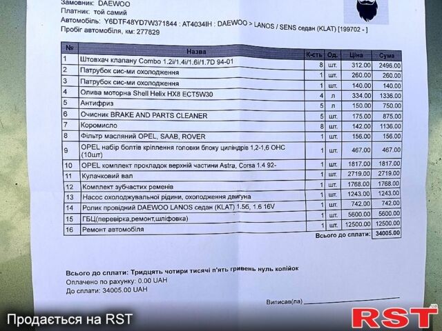 Дэу Ланос 2007 в Львове на Automoto.ua Зеленый Дэу Ланос, объемом двигателя 1.5 л и пробегом 278 тыс. км за 1800 $, фото 10 на Automoto.ua