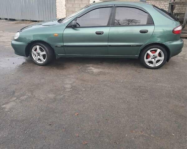 Зеленый Дэу Ланос, объемом двигателя 1.5 л и пробегом 171 тыс. км за 2950 $, фото 2 на Automoto.ua
