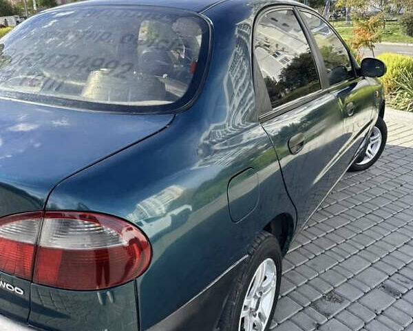 Зеленый Дэу Ланос, объемом двигателя 1.5 л и пробегом 215 тыс. км за 1900 $, фото 2 на Automoto.ua