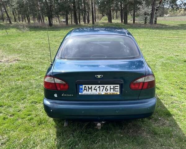 Зеленый Дэу Ланос, объемом двигателя 1.5 л и пробегом 443 тыс. км за 1900 $, фото 3 на Automoto.ua