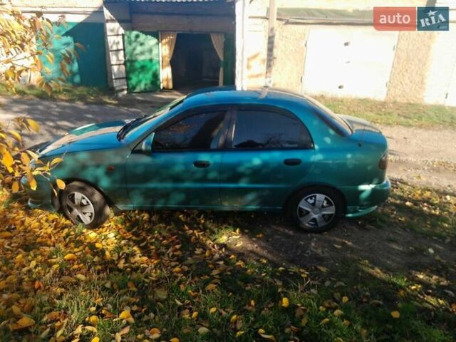 Зелений Деу Ланос, об'ємом двигуна 1.5 л та пробігом 240 тис. км за 3200 $, фото 7 на Automoto.ua