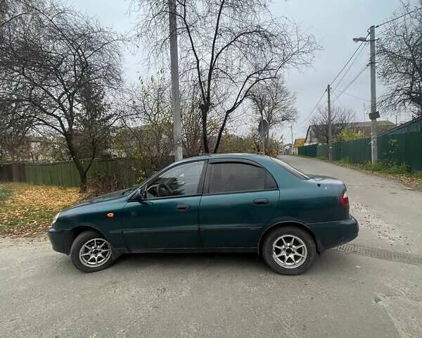 Зеленый Дэу Ланос, объемом двигателя 1.5 л и пробегом 474 тыс. км за 1250 $, фото 6 на Automoto.ua