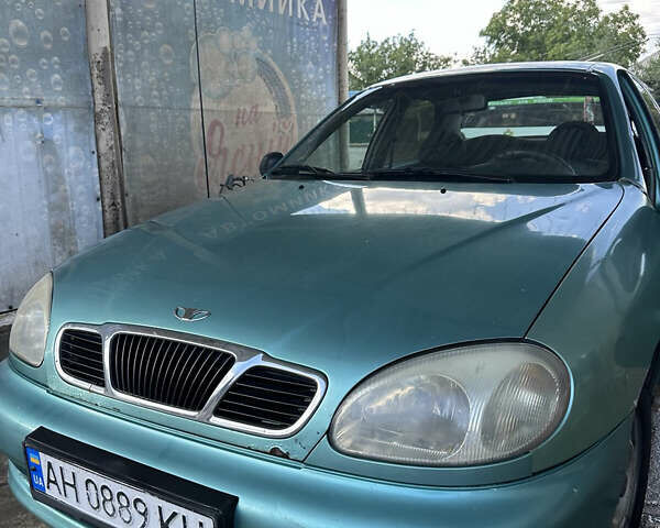Зеленый Дэу Ланос, объемом двигателя 1.5 л и пробегом 330 тыс. км за 1600 $, фото 1 на Automoto.ua