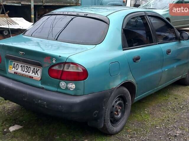 Деу Ланос 1998 у Ужгороді на Automoto.ua Зелений Деу Ланос, об'ємом двигуна 1.5 л та пробігом 350 тис. км за 1200 $, фото 1 на Automoto.ua