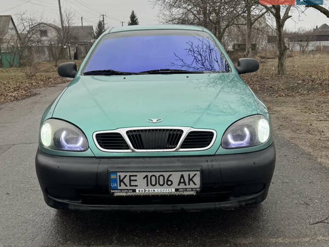Зеленый Дэу Ланос, объемом двигателя 1.5 л и пробегом 157 тыс. км за 2400 $, фото 1 на Automoto.ua