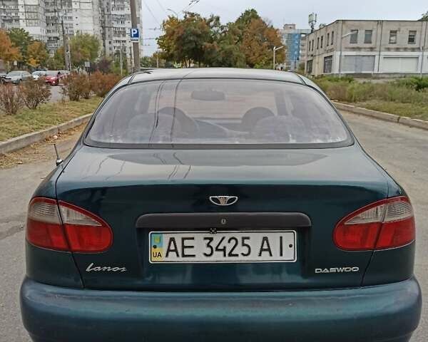 Зеленый Дэу Ланос, объемом двигателя 1.5 л и пробегом 280 тыс. км за 1400 $, фото 1 на Automoto.ua