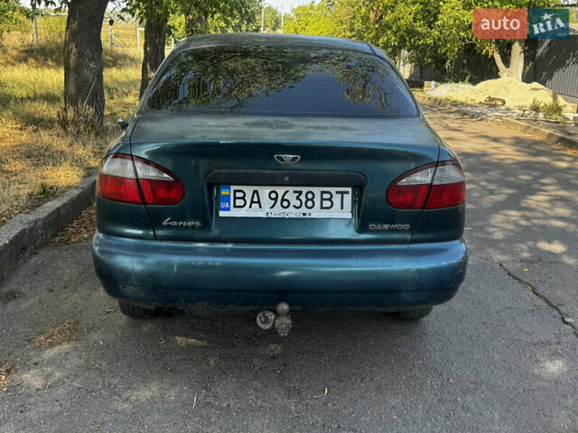 Зеленый Дэу Ланос, объемом двигателя 1.5 л и пробегом 200 тыс. км за 990 $, фото 1 на Automoto.ua