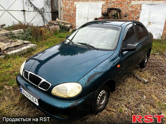 Зеленый Дэу Ланос, объемом двигателя 1.5 л и пробегом 200 тыс. км за 1400 $, фото 1 на Automoto.ua