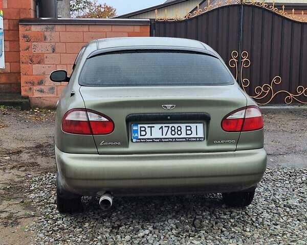 Дэу Ланос 2002 в Высокополье на Automoto.ua Зеленый Дэу Ланос, объемом двигателя 1.5 л и пробегом 170 тыс. км за 2700 $, фото 5 на Automoto.ua