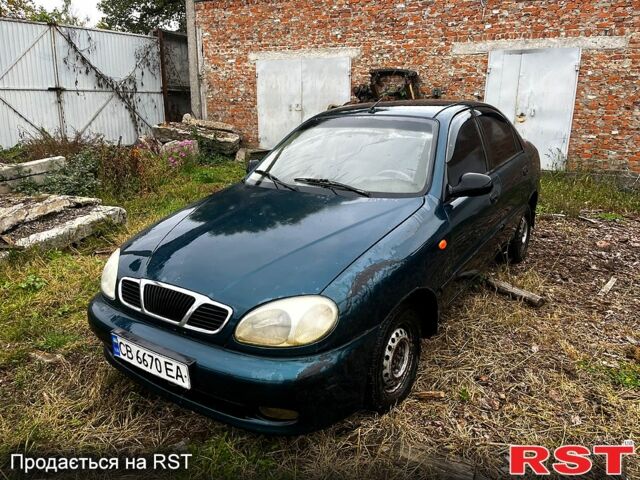 Зеленый Дэу Ланос, объемом двигателя 1.5 л и пробегом 200 тыс. км за 1400 $, фото 4 на Automoto.ua