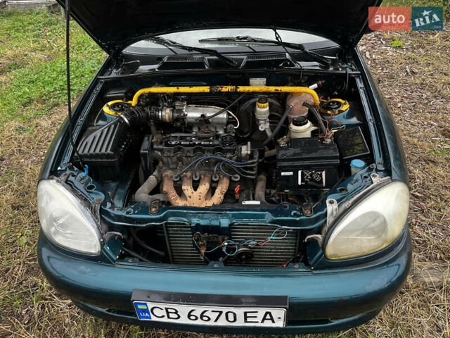 Зеленый Дэу Ланос, объемом двигателя 1.5 л и пробегом 200 тыс. км за 1400 $, фото 16 на Automoto.ua