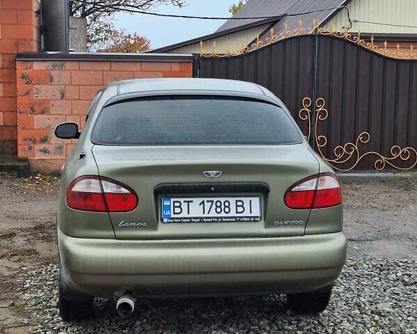 Дэу Ланос 2002 в Высокополье на Automoto.ua Зеленый Дэу Ланос, объемом двигателя 1.5 л и пробегом 170 тыс. км за 2700 $, фото 4 на Automoto.ua
