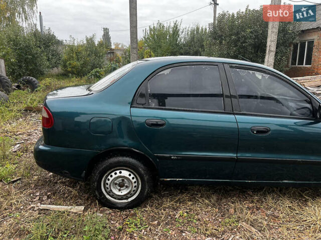 Зеленый Дэу Ланос, объемом двигателя 1.5 л и пробегом 200 тыс. км за 1400 $, фото 7 на Automoto.ua