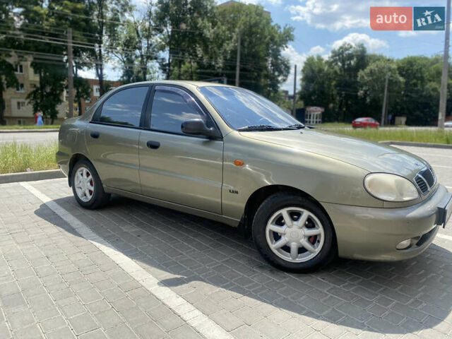 Зеленый Дэу Ланос, объемом двигателя 1.3 л и пробегом 320 тыс. км за 2300 $, фото 3 на Automoto.ua