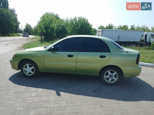 Зеленый Дэу Ланос, объемом двигателя 1.6 л и пробегом 230 тыс. км за 1399 $, фото 1 на Automoto.ua