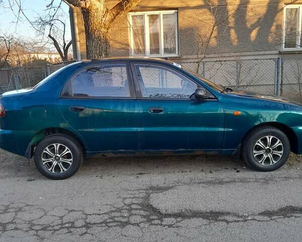 Зеленый Дэу Ланос, объемом двигателя 1.5 л и пробегом 280 тыс. км за 1350 $, фото 1 на Automoto.ua