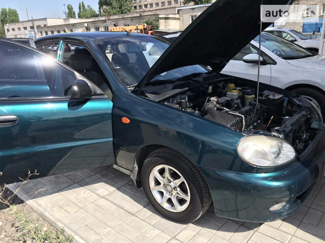 Зеленый Дэу Ланос, объемом двигателя 1.5 л и пробегом 226 тыс. км за 3700 $, фото 6 на Automoto.ua