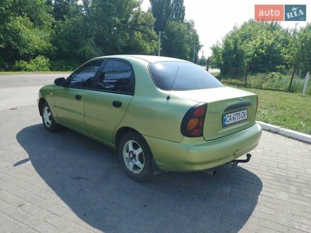 Зеленый Дэу Ланос, объемом двигателя 1.6 л и пробегом 230 тыс. км за 1399 $, фото 2 на Automoto.ua