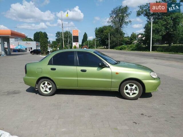 Зеленый Дэу Ланос, объемом двигателя 1.6 л и пробегом 230 тыс. км за 1399 $, фото 6 на Automoto.ua