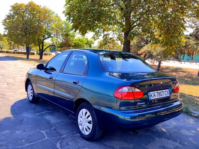 Зеленый Дэу Ланос, объемом двигателя 1.5 л и пробегом 210 тыс. км за 2650 $, фото 1 на Automoto.ua