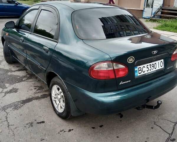 Зеленый Дэу Ланос, объемом двигателя 1.5 л и пробегом 240 тыс. км за 1999 $, фото 6 на Automoto.ua
