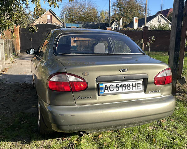 Зеленый Дэу Ланос, объемом двигателя 1.5 л и пробегом 259 тыс. км за 2500 $, фото 1 на Automoto.ua