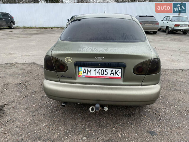 Зеленый Дэу Ланос, объемом двигателя 1.35 л и пробегом 361 тыс. км за 1700 $, фото 5 на Automoto.ua