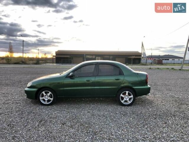 Дэу Ланос 2003 в Виноградове на Automoto.ua Зеленый Дэу Ланос, объемом двигателя 1.6 л и пробегом 255 тыс. км за 3350 $, фото 3 на Automoto.ua