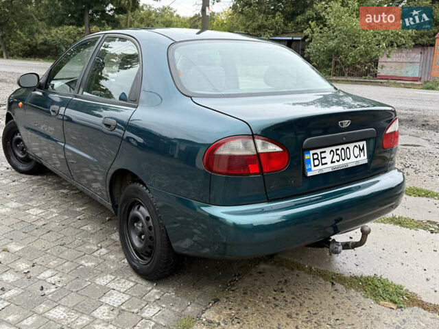 Зелений Деу Ланос, об'ємом двигуна 1.5 л та пробігом 201 тис. км за 2000 $, фото 4 на Automoto.ua