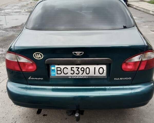 Зеленый Дэу Ланос, объемом двигателя 1.5 л и пробегом 240 тыс. км за 1999 $, фото 4 на Automoto.ua