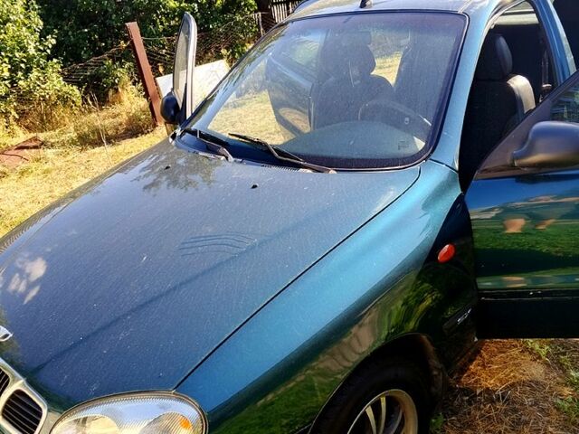 Зеленый Дэу Ланос, объемом двигателя 1.6 л и пробегом 450 тыс. км за 3000 $, фото 10 на Automoto.ua