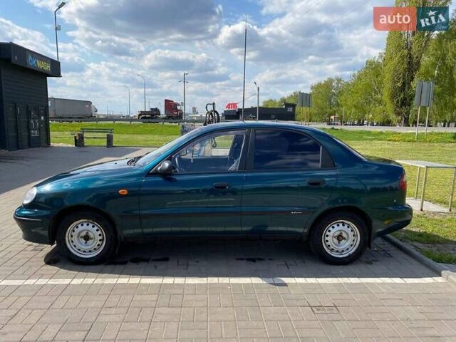 Зеленый Дэу Ланос, объемом двигателя 1.5 л и пробегом 230 тыс. км за 2300 $, фото 1 на Automoto.ua