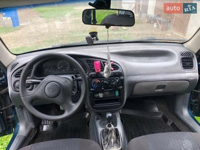 Зеленый Дэу Ланос, объемом двигателя 1.5 л и пробегом 208 тыс. км за 1900 $, фото 14 на Automoto.ua