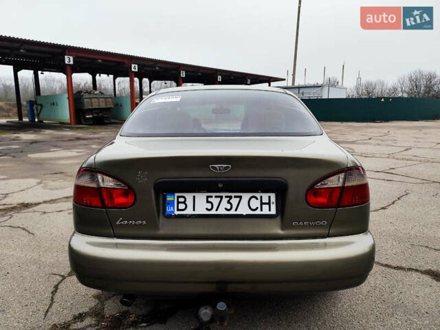 Зеленый Дэу Ланос, объемом двигателя 1.6 л и пробегом 187 тыс. км за 3150 $, фото 2 на Automoto.ua