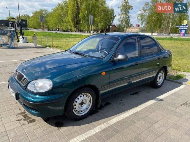 Зеленый Дэу Ланос, объемом двигателя 1.5 л и пробегом 230 тыс. км за 2300 $, фото 2 на Automoto.ua