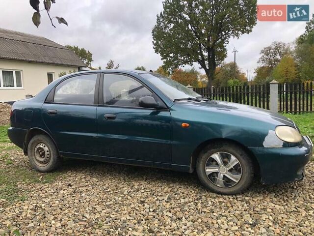Зеленый Дэу Ланос, объемом двигателя 1.5 л и пробегом 208 тыс. км за 1900 $, фото 2 на Automoto.ua