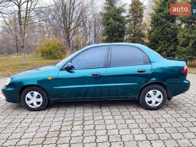 Зеленый Дэу Ланос, объемом двигателя 1.5 л и пробегом 185 тыс. км за 2750 $, фото 2 на Automoto.ua