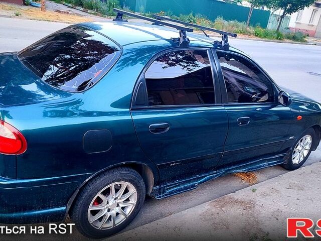 Зеленый Дэу Ланос, объемом двигателя 1.4 л и пробегом 200 тыс. км за 2100 $, фото 1 на Automoto.ua