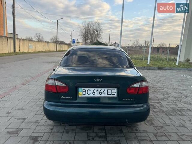 Зеленый Дэу Ланос, объемом двигателя 1.5 л и пробегом 220 тыс. км за 1660 $, фото 2 на Automoto.ua