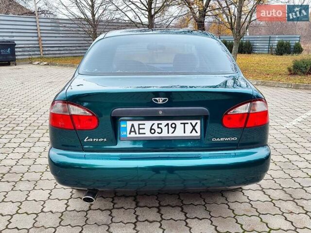 Зеленый Дэу Ланос, объемом двигателя 1.5 л и пробегом 185 тыс. км за 2750 $, фото 3 на Automoto.ua