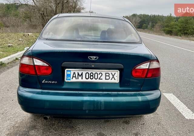 Зеленый Дэу Ланос, объемом двигателя 1.5 л и пробегом 220 тыс. км за 2800 $, фото 6 на Automoto.ua