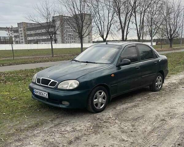 Зеленый Дэу Ланос, объемом двигателя 1.6 л и пробегом 200 тыс. км за 850 $, фото 2 на Automoto.ua