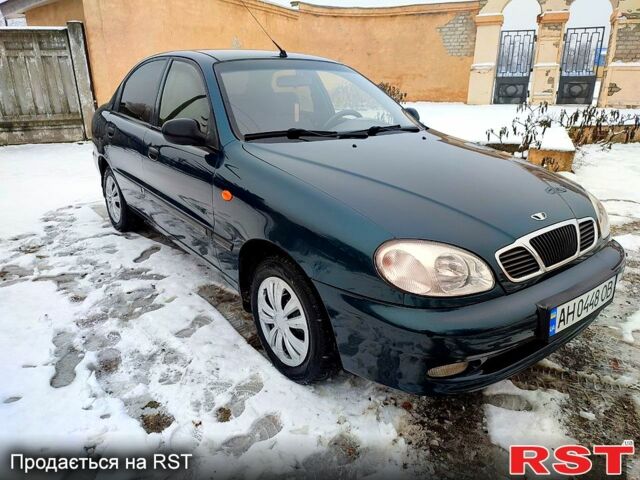 Зелений Деу Ланос, об'ємом двигуна 1.5 л та пробігом 200 тис. км за 2950 $, фото 1 на Automoto.ua