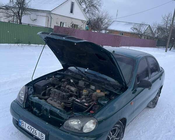 Зеленый Дэу Ланос, объемом двигателя 1.5 л и пробегом 215 тыс. км за 2400 $, фото 8 на Automoto.ua